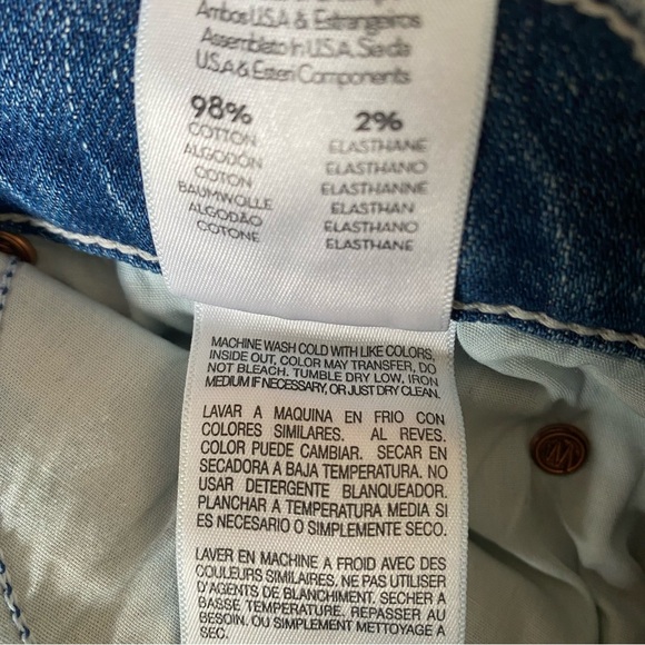 Mother The Tomcat Distressed Crop Jeans in Playing With Scissors 27 - Picture 10 of 11